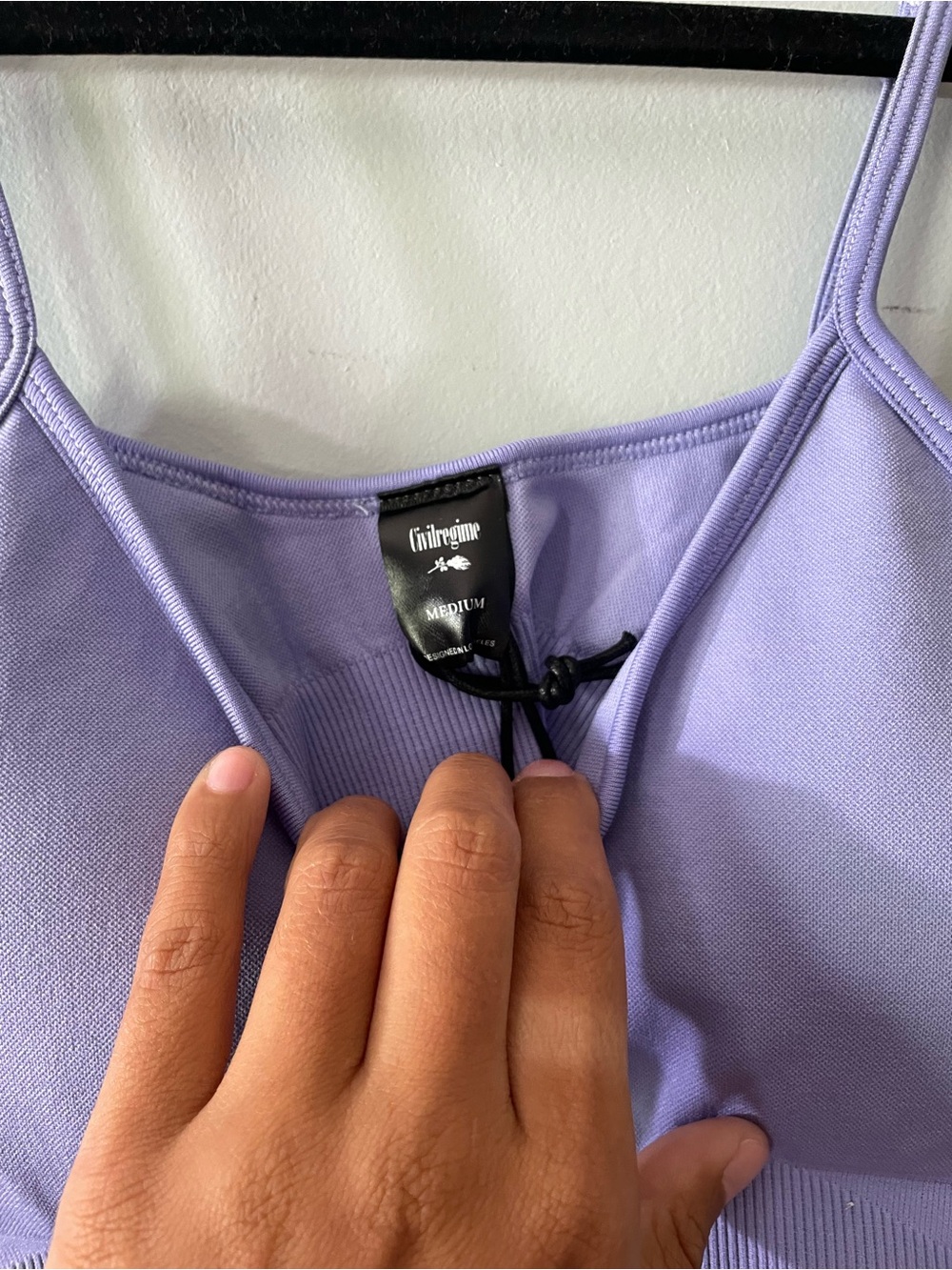 Civil Regime Sports Bra - Periwinkle NWT - Picture 6 of 8